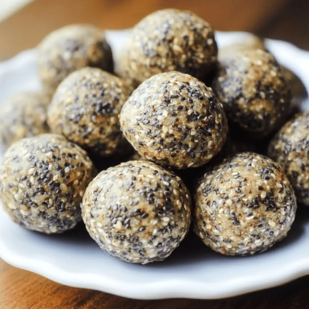 Chia Seed Protein Balls