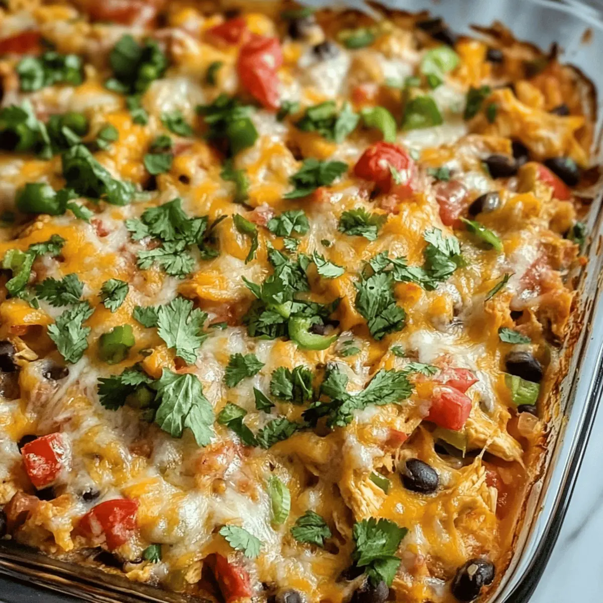 Chicken Burrito Casserole