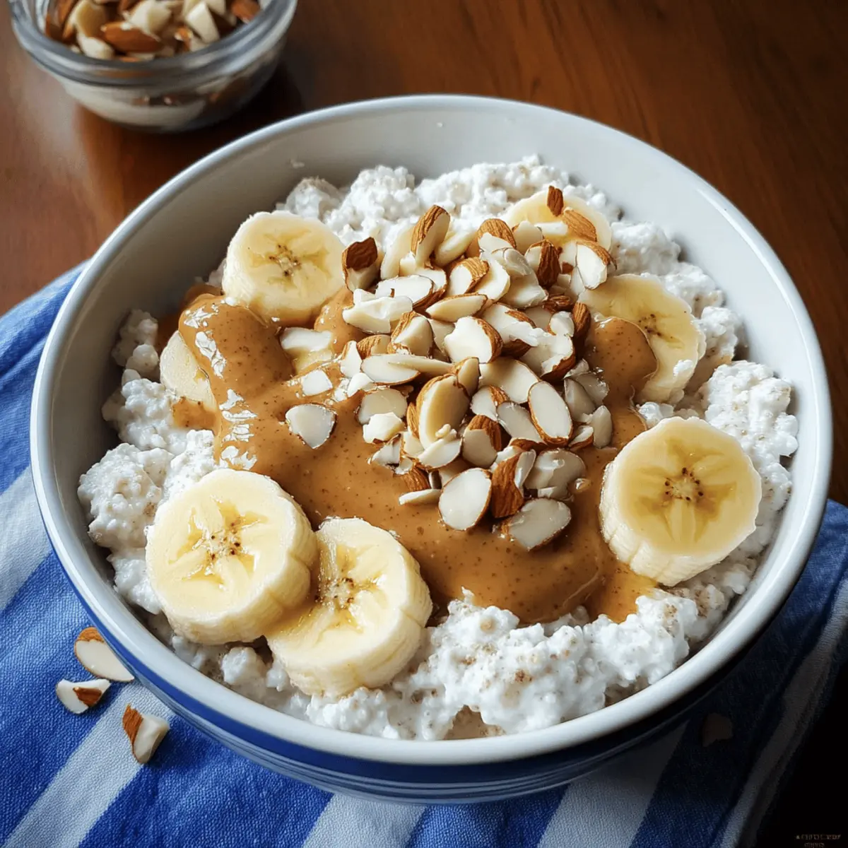 Cottage Cheese with Almond Butter and Banana