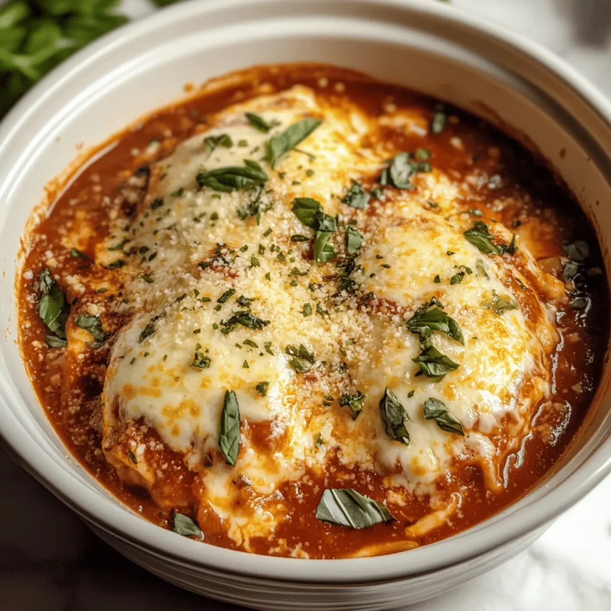 Crockpot Chicken Parmesan
