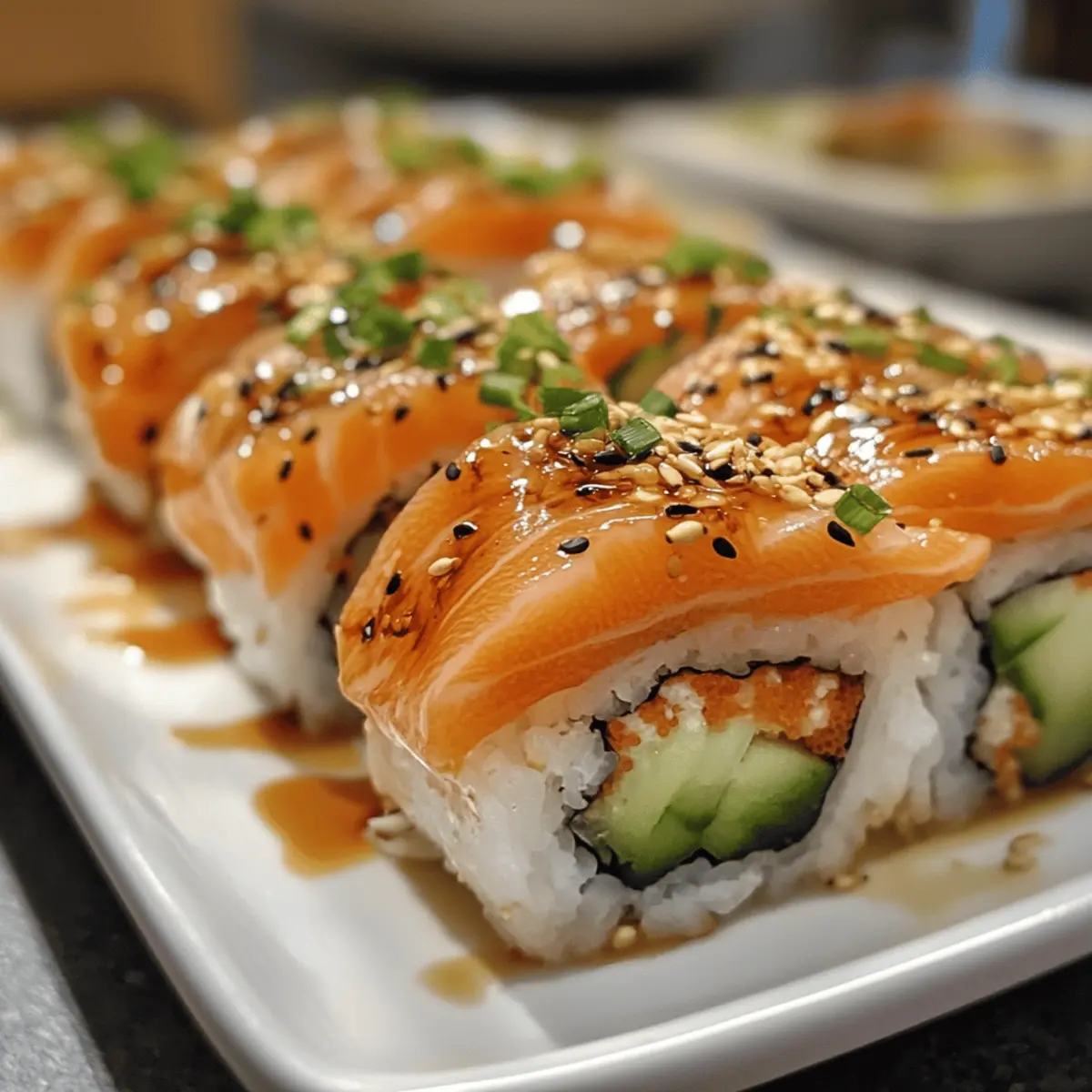 Easy Salmon Sushi Bake