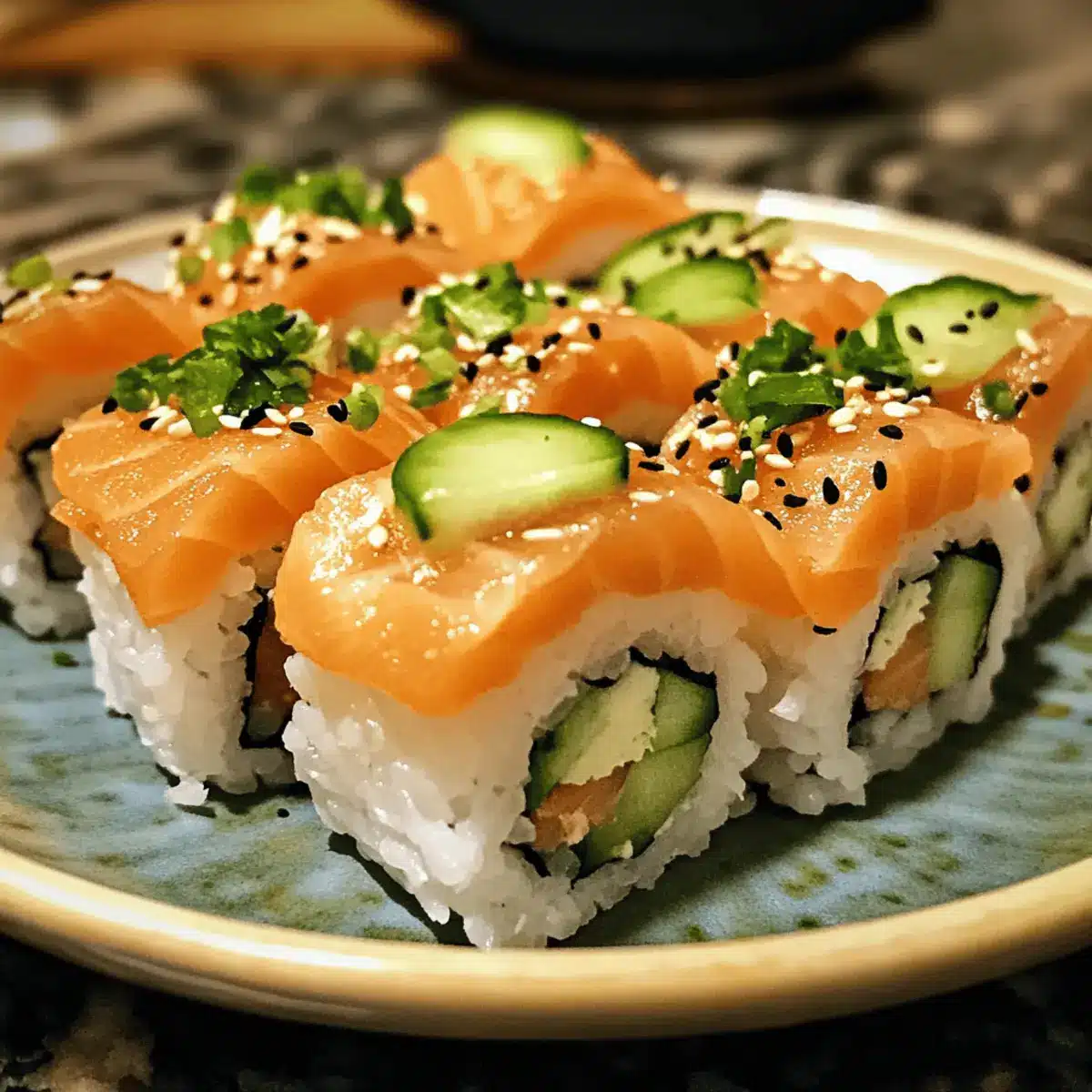Easy Salmon Sushi Bake