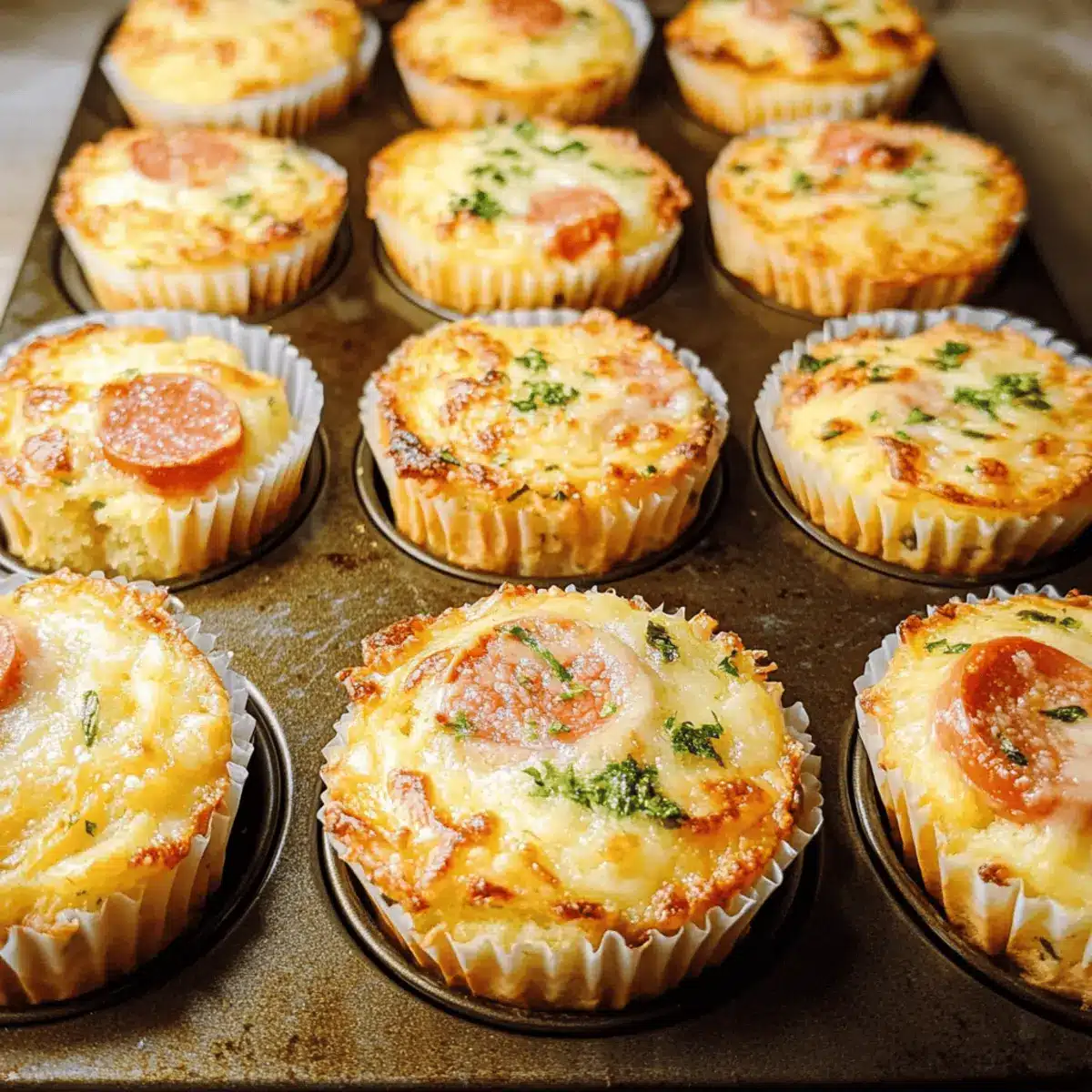 Pizza Egg Muffins