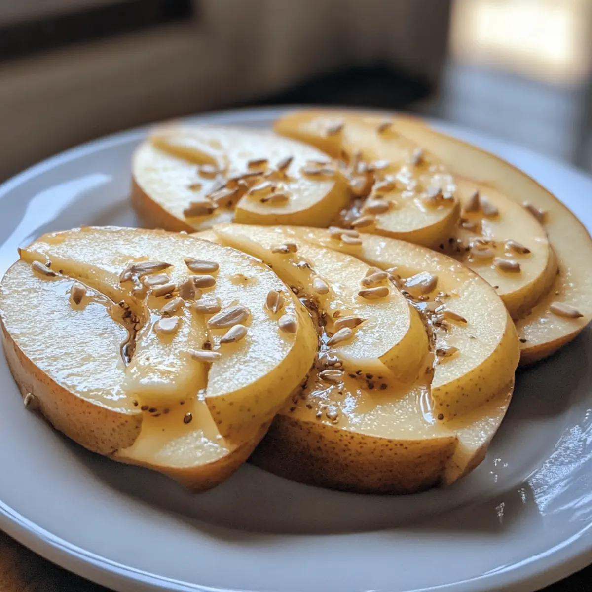 Apple Slices with Sunflower Seed Butter
