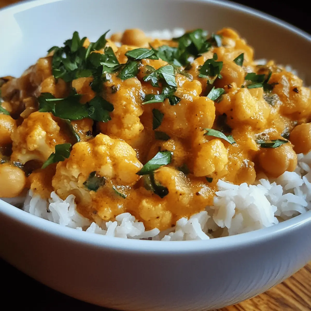 Cauliflower and Chickpea Curry
