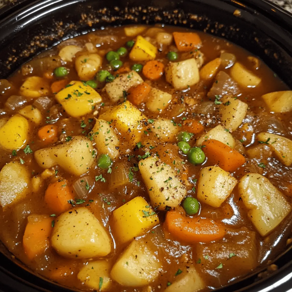 Crockpot Vegetable Stew
