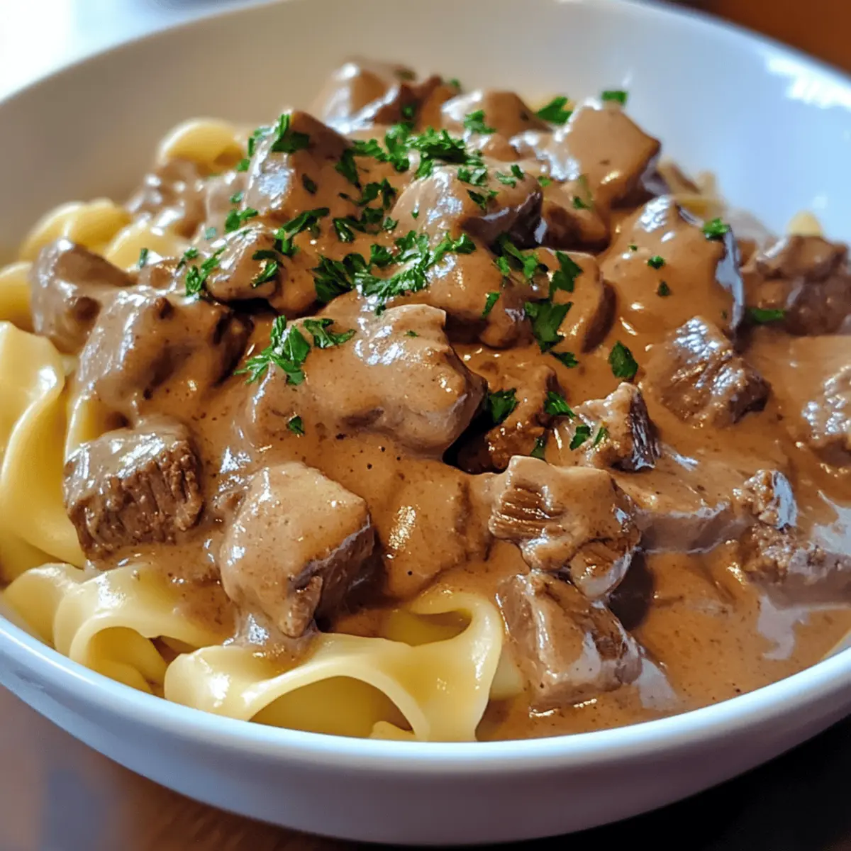 Easy Beef Stroganoff