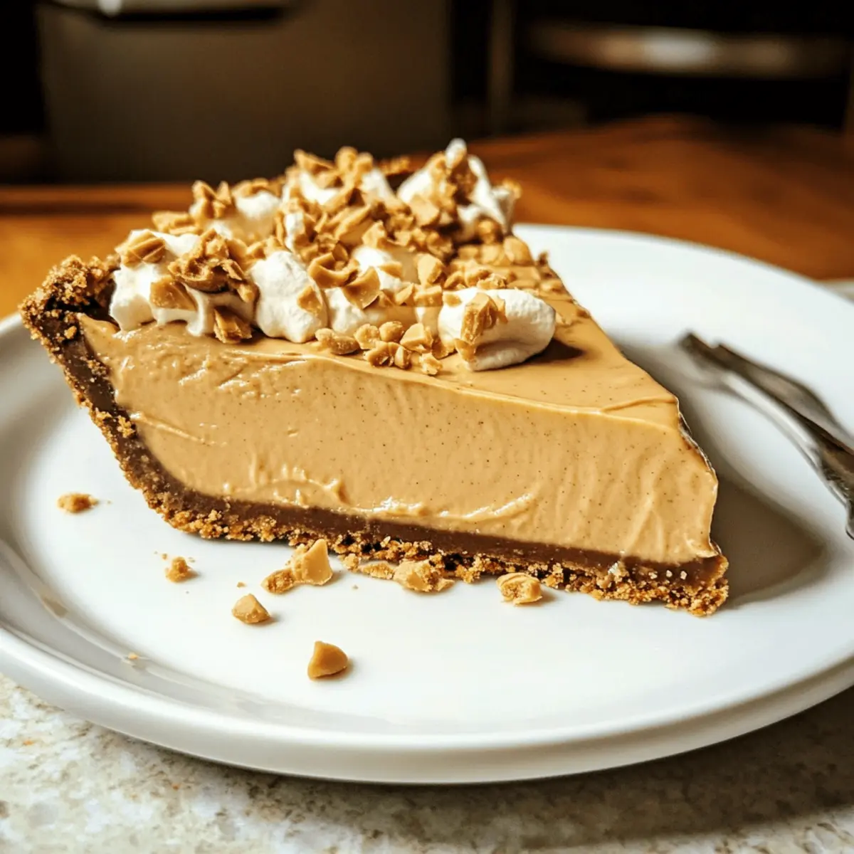 Easy No-Bake Peanut Butter Pie