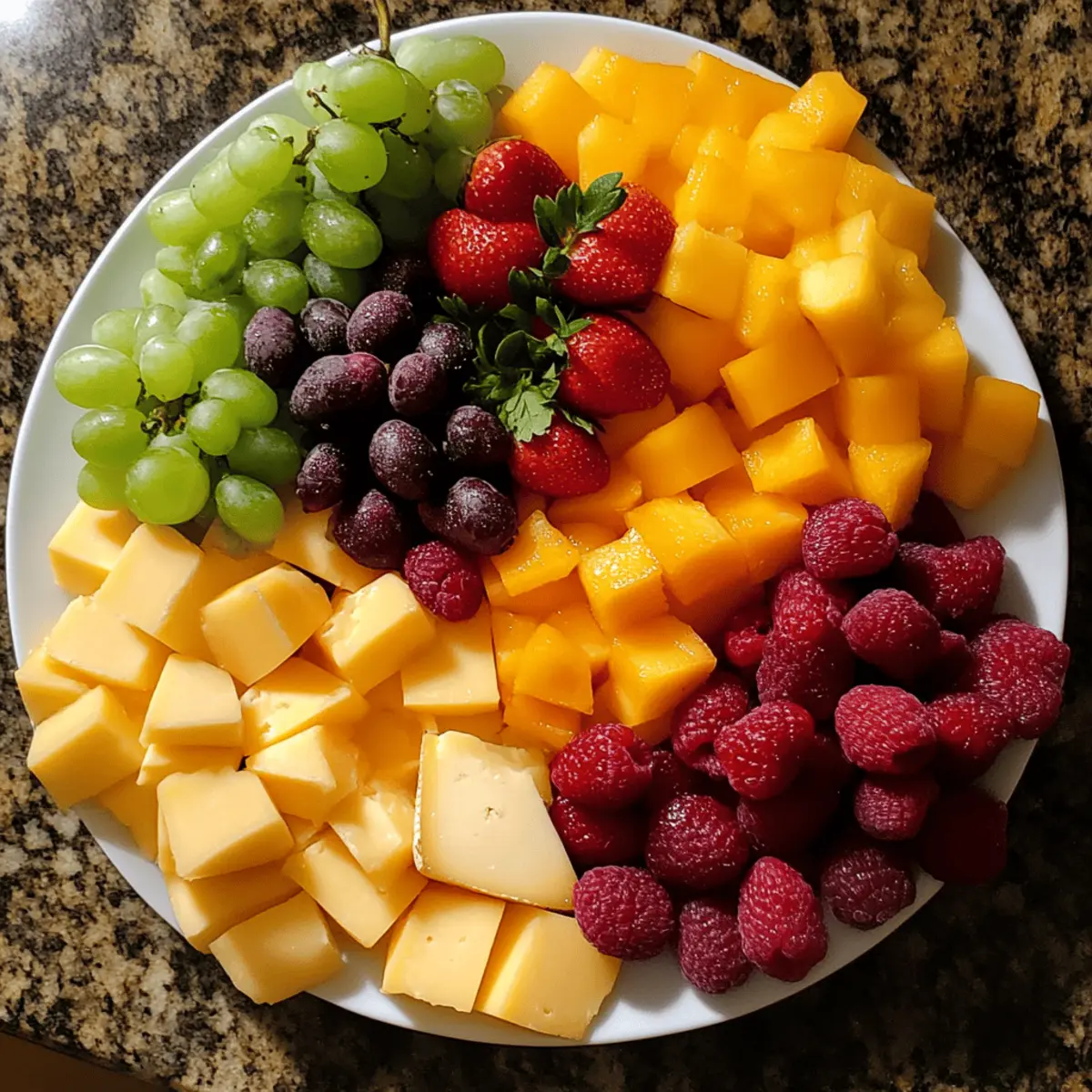 Fruit and Cheese Plate