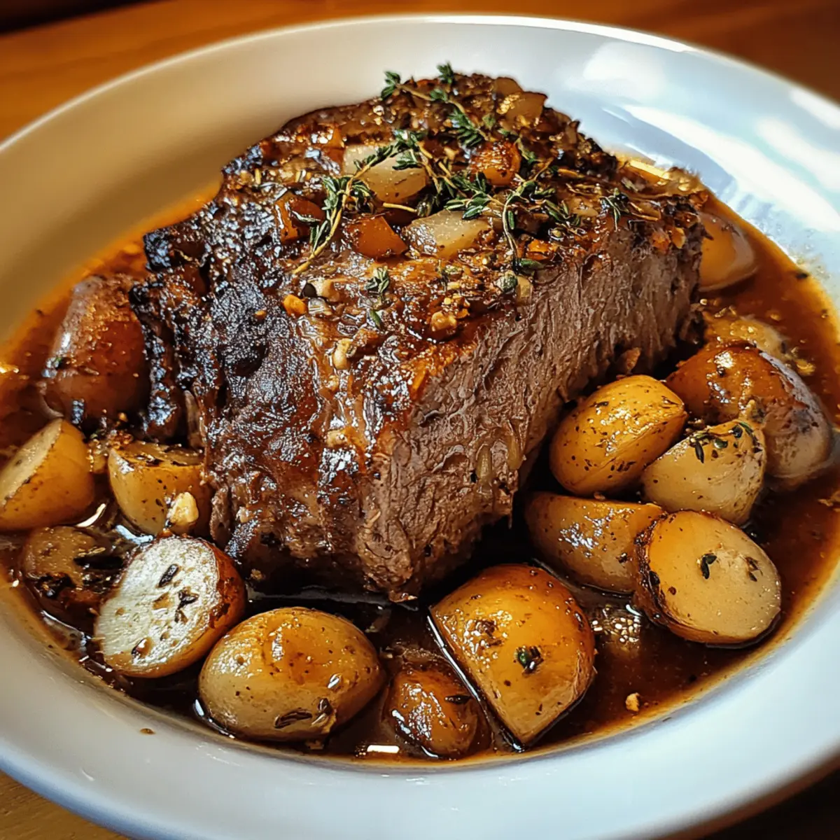 Garlic Herb Pot Roast
