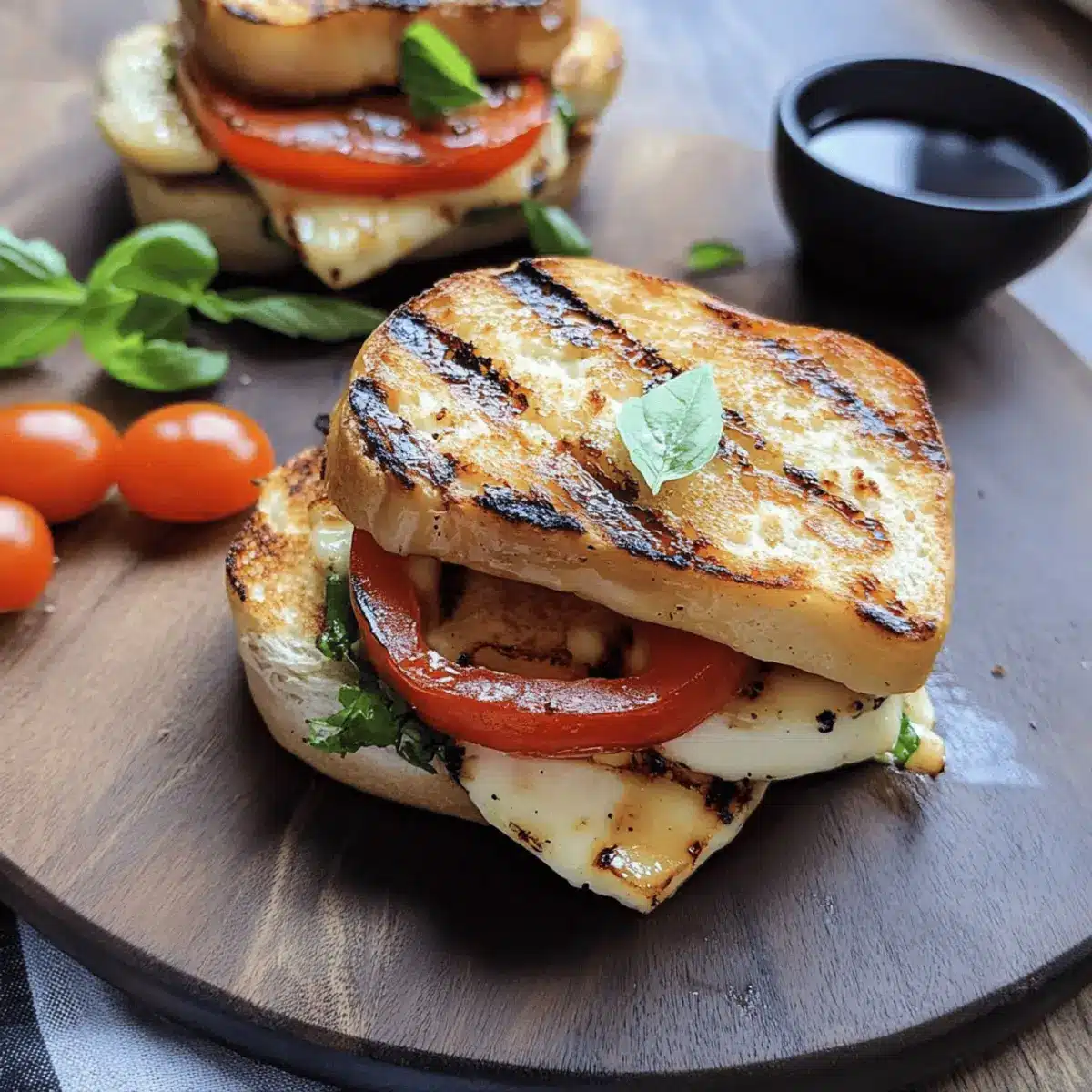 Grilled Halloumi Sandwiches