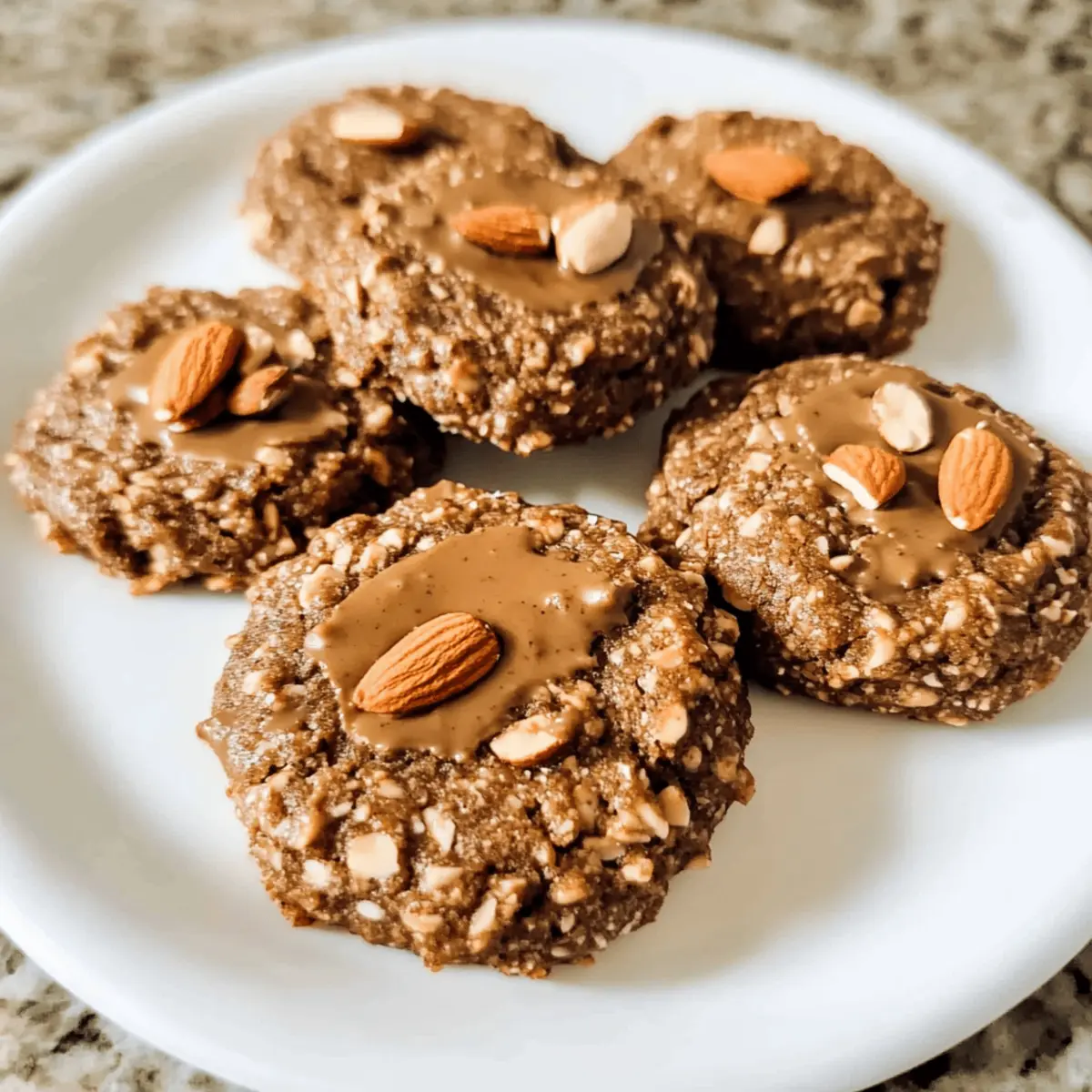 Healthy No-Bake Cookies With Almond Butter