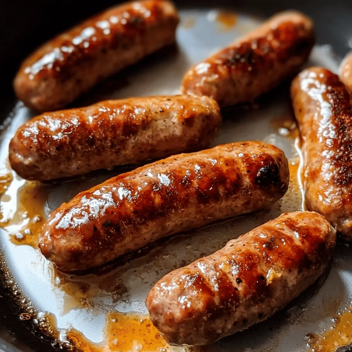 How to Cook Breakfast Sausage in a Skillet