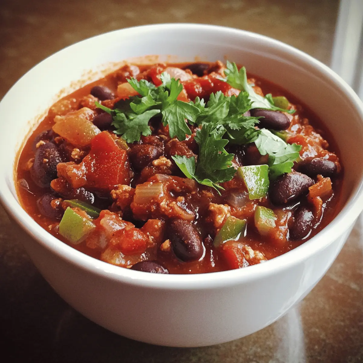 Insanely Easy Vegetarian Chili