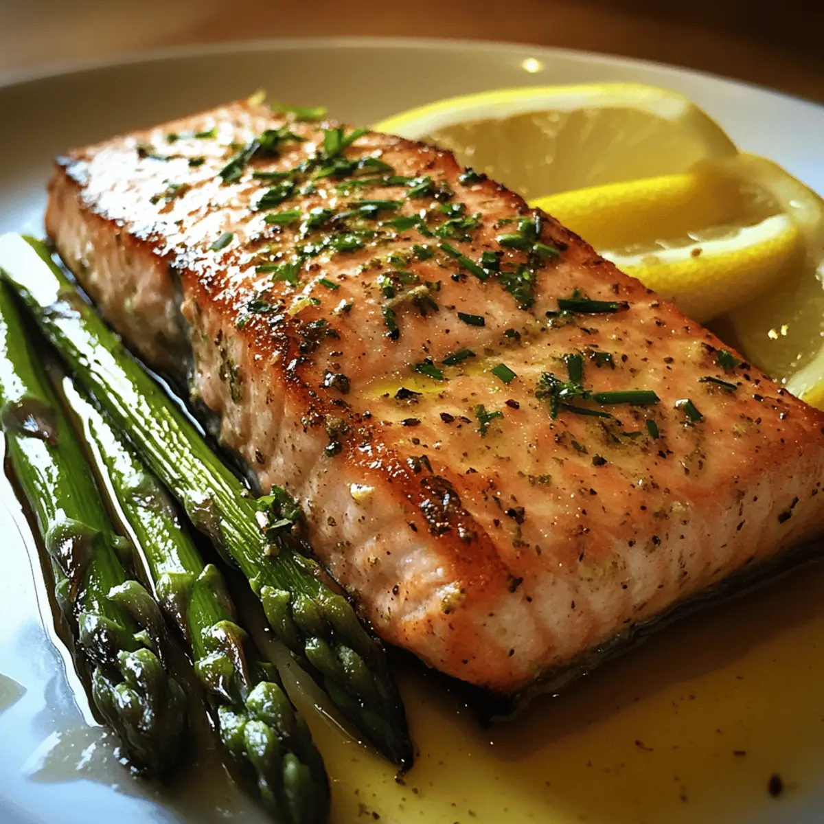 Lemon Herb Salmon with Asparagus