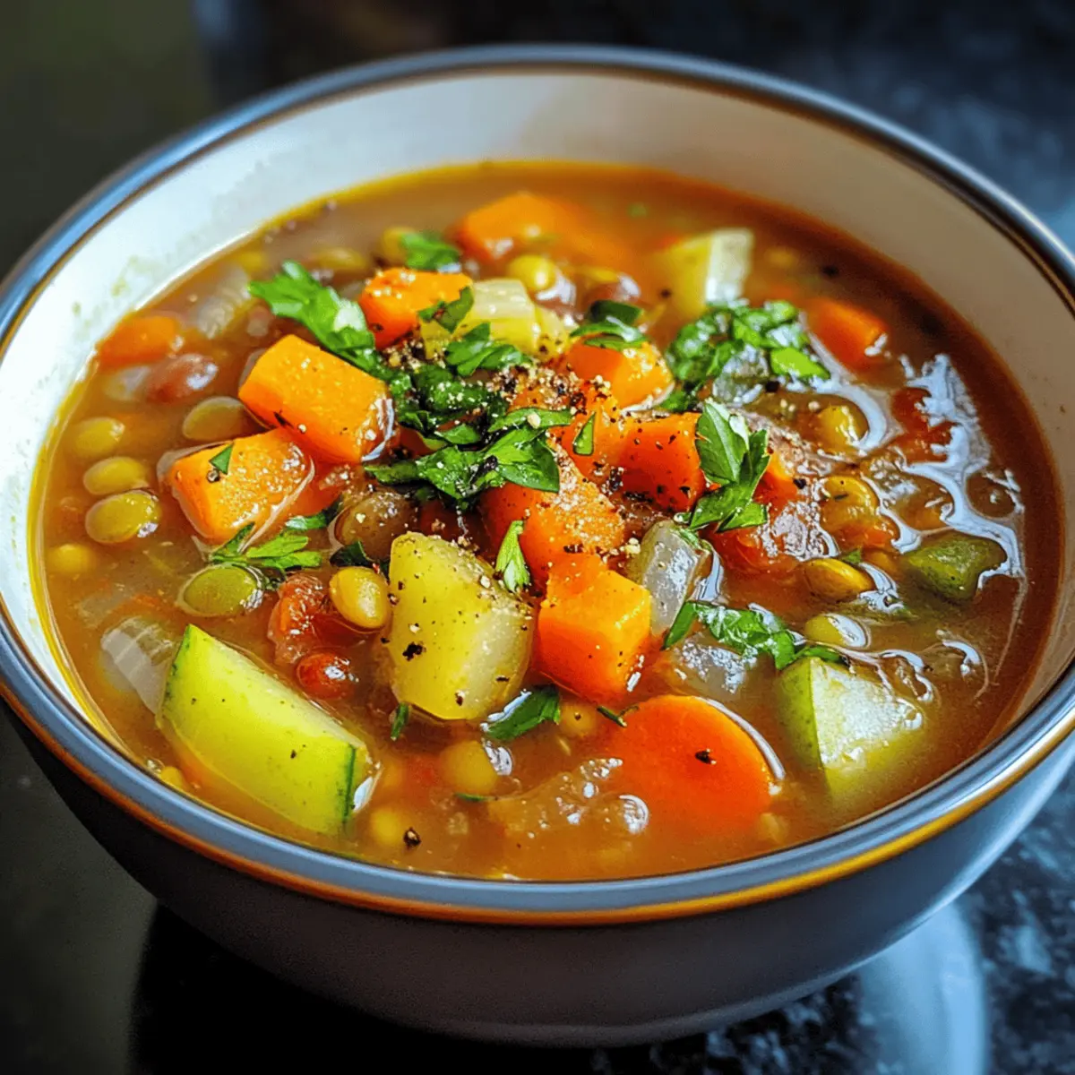 Lentil Vegetable Soup