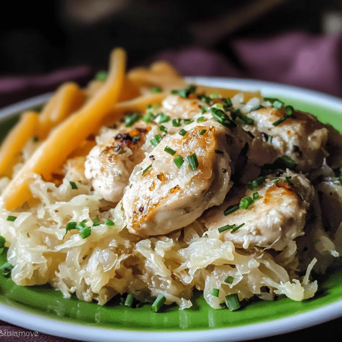 Low Carb Sauerkraut Chicken