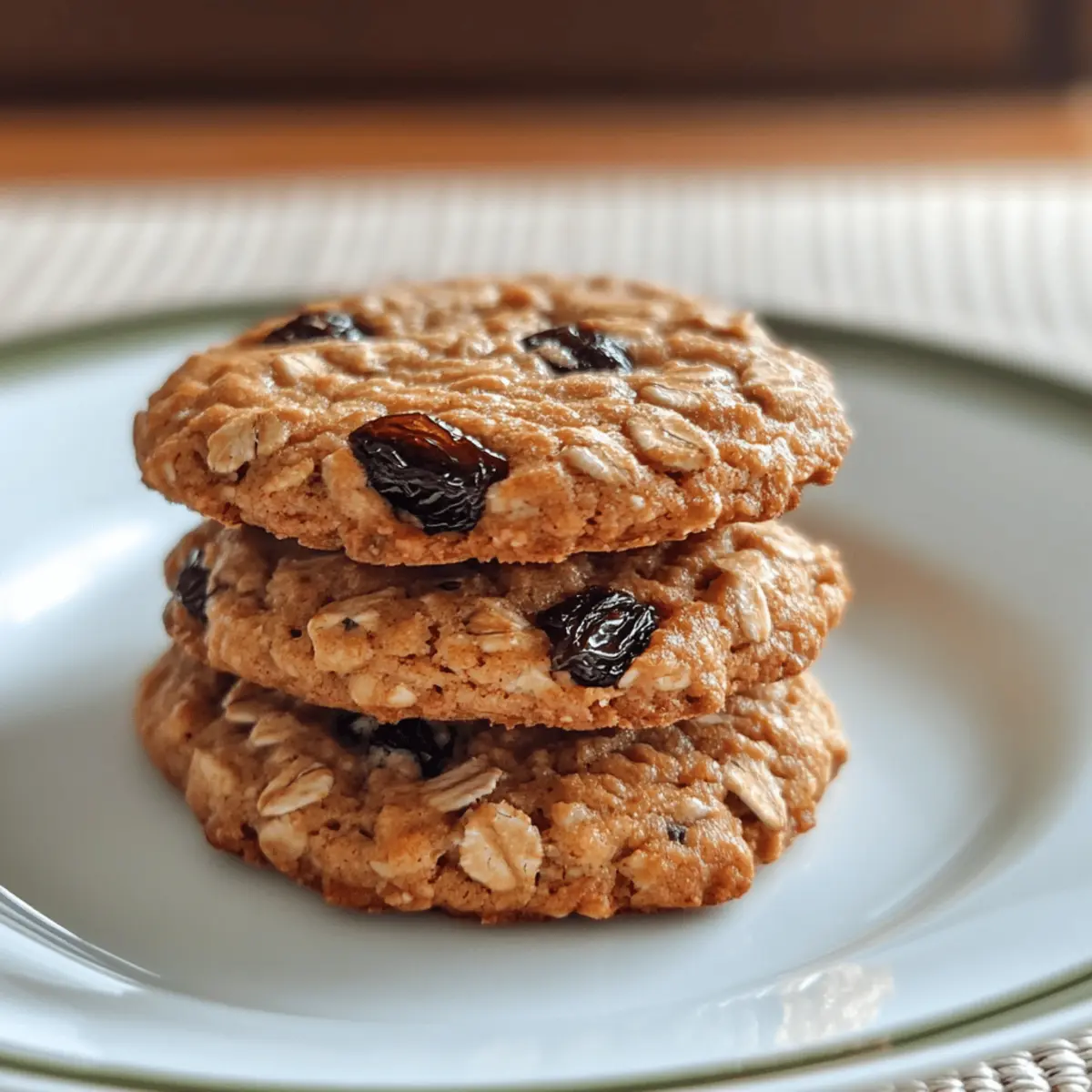 Oatmeal Raisin Cookies