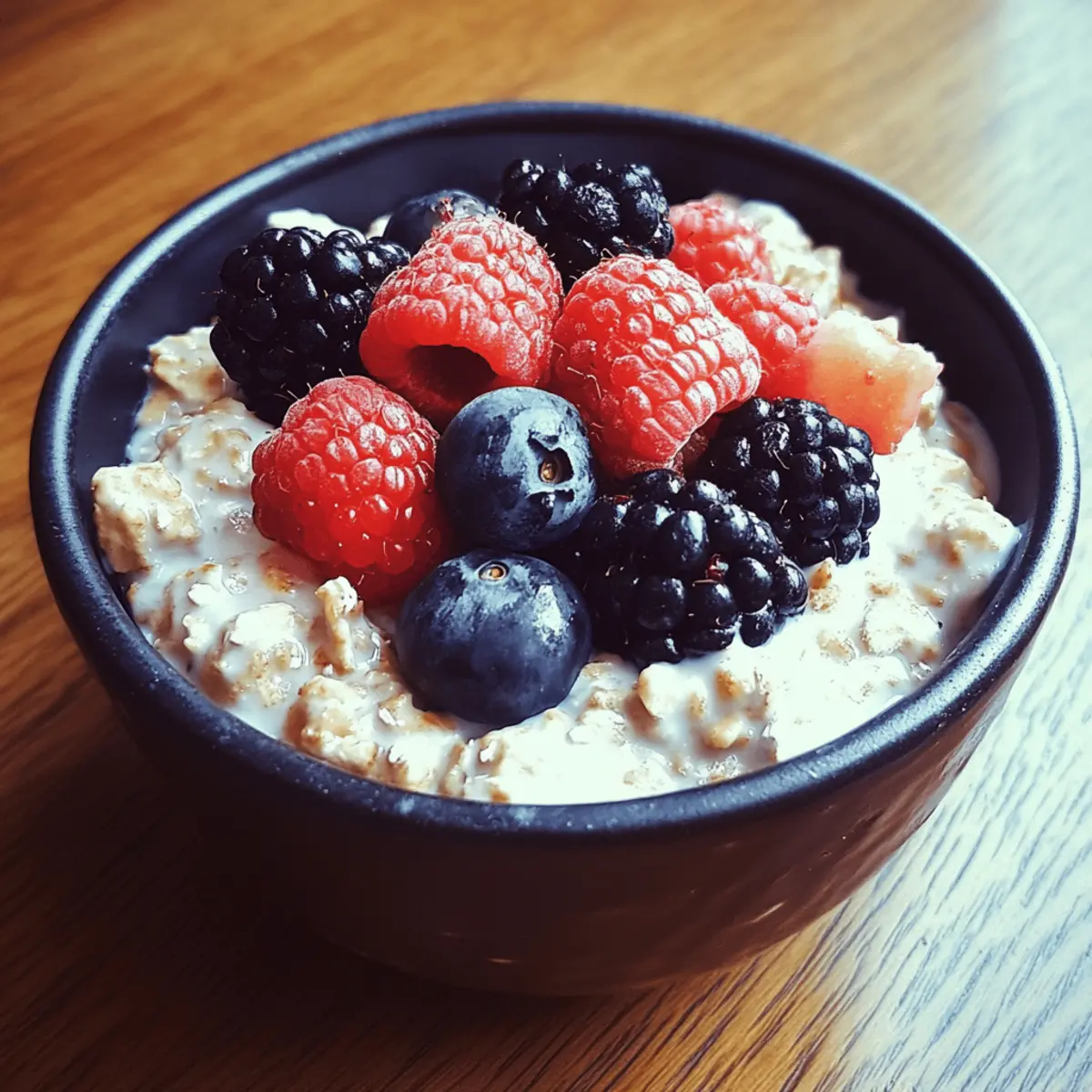 Overnight Oats with Berries