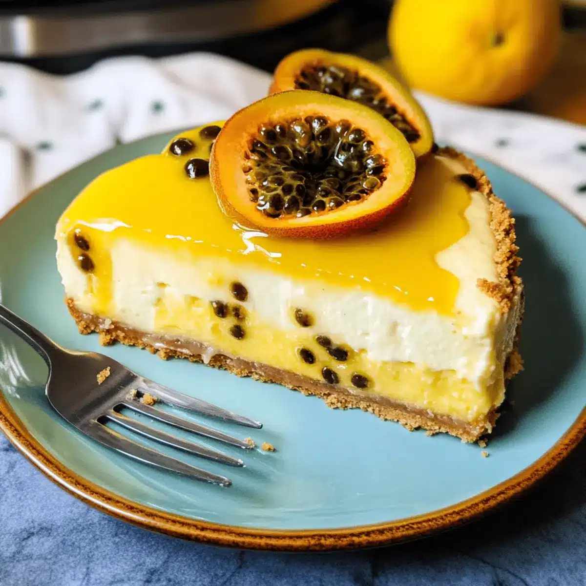 Passion Fruit Cheesecake