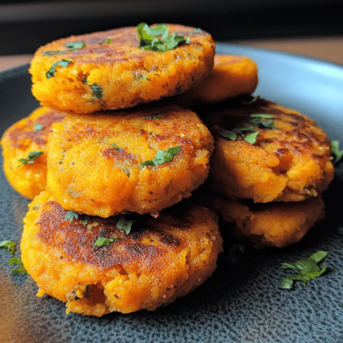 Sweet Potato and Chickpea Patties