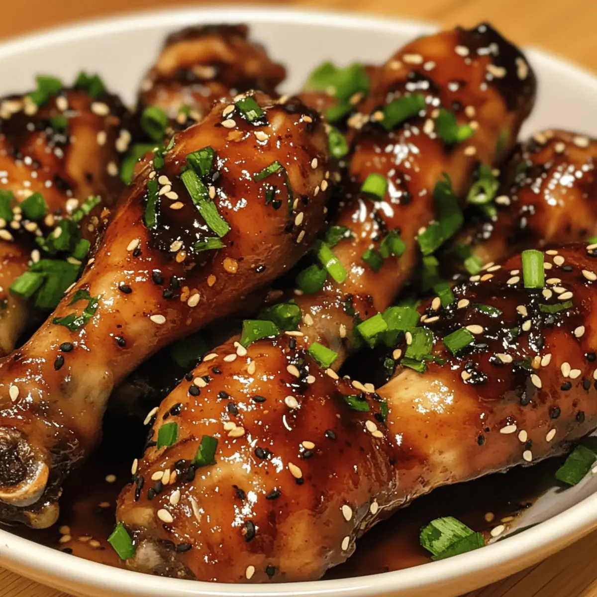 Teriyaki Glazed Chicken Drumsticks