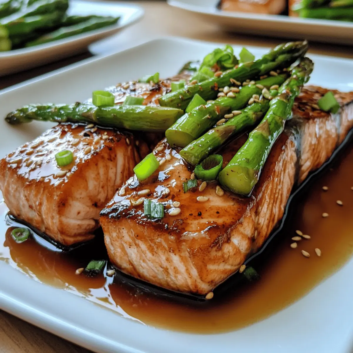 Teriyaki Salmon with Asparagus
