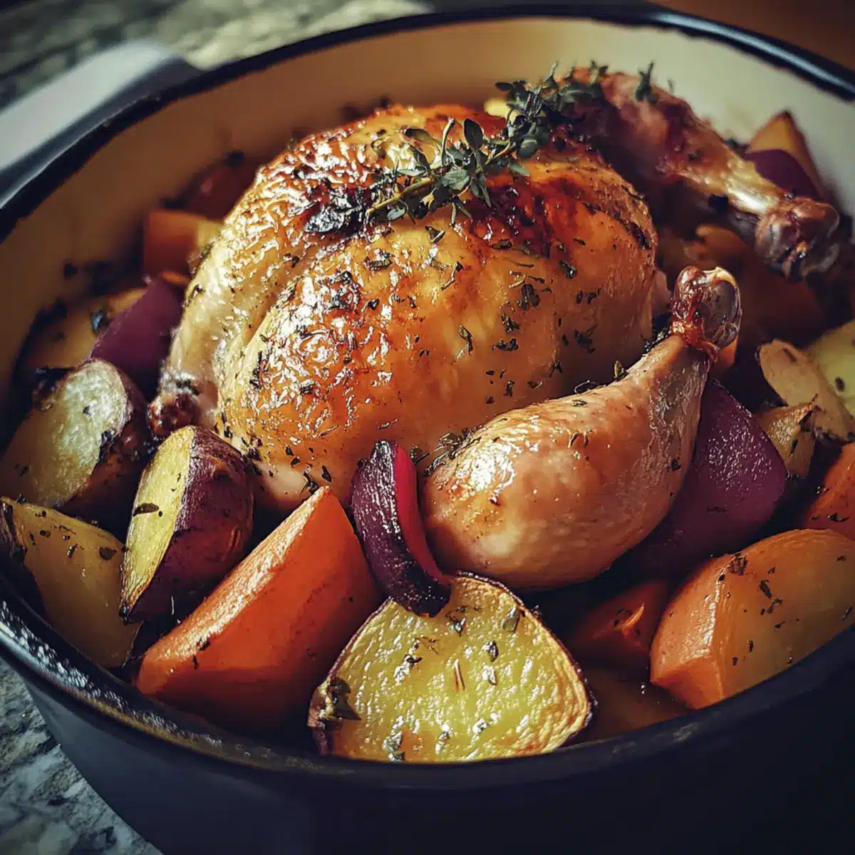 Roasted Chicken with Root Vegetables