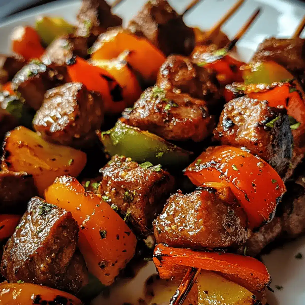 Lamb and Vegetable Skewers