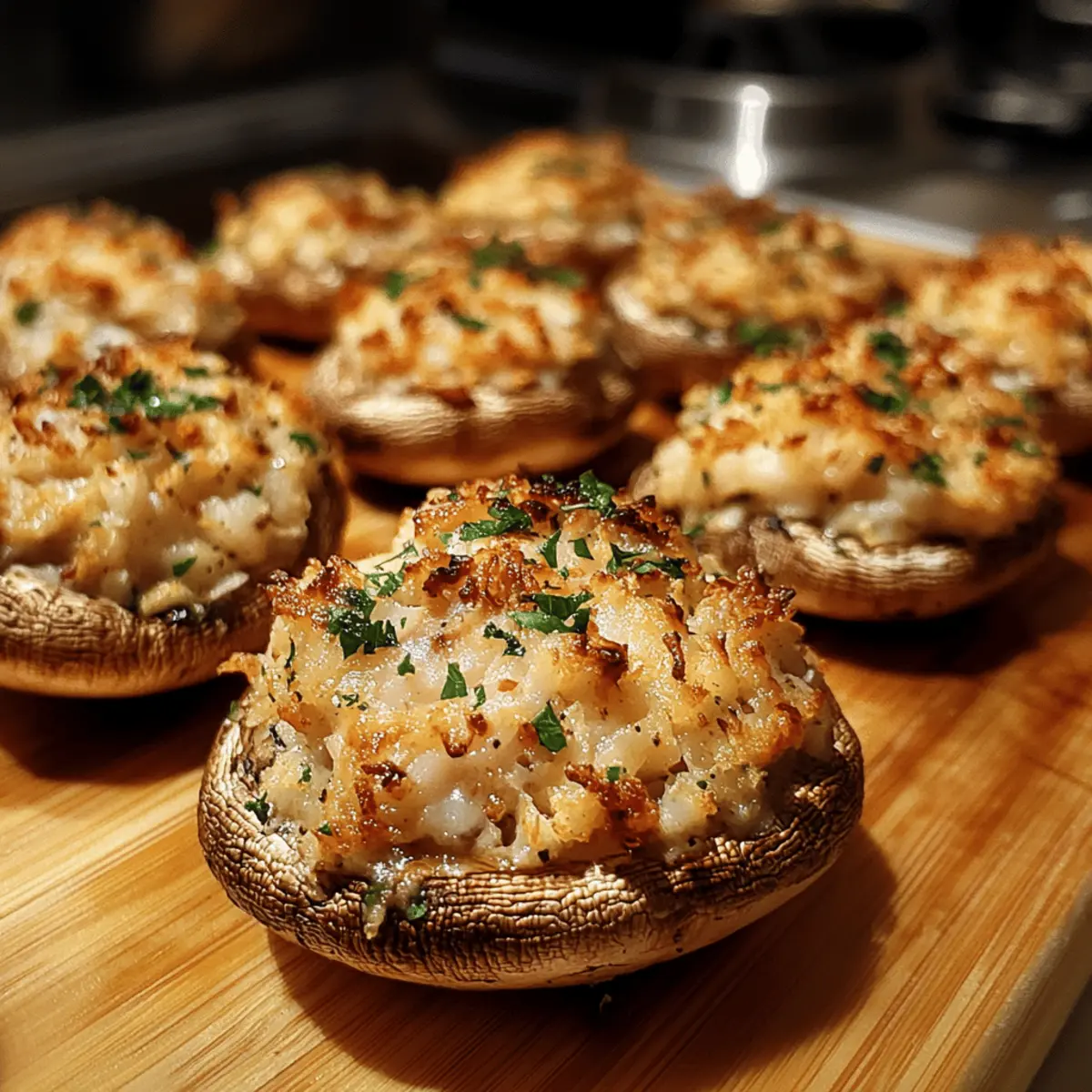 Crab Stuffed Mushrooms