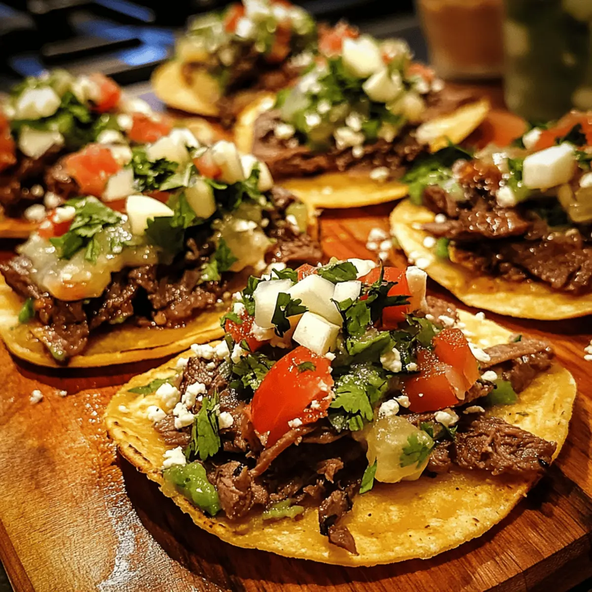 Beef Tostadas