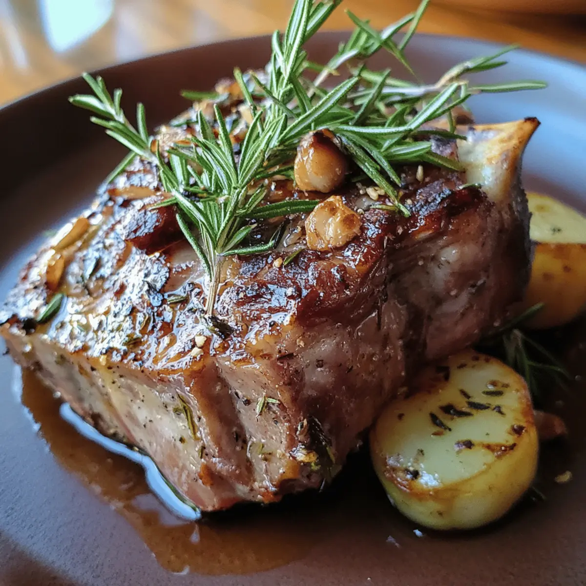 Lamb Shoulder with Rosemary