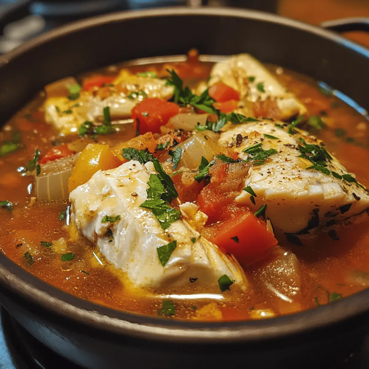 Slow Cooked Fish Stew
