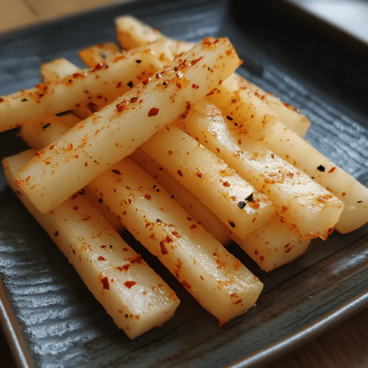 Jicama Sticks with Chili