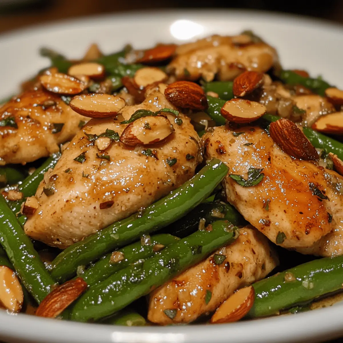 Chicken with Green Beans and Almonds