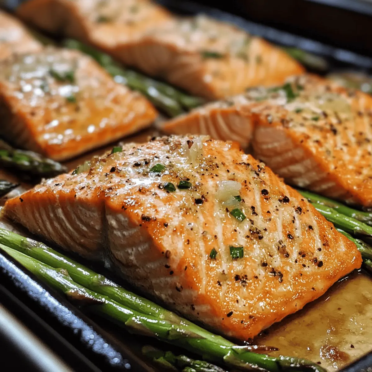 Baked Salmon with Asparagus