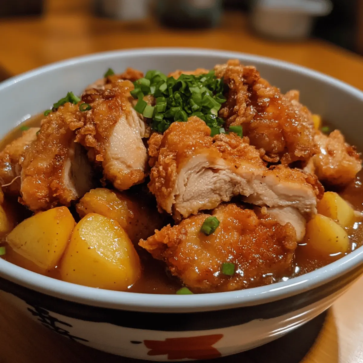 Chicken and Potato Nimono