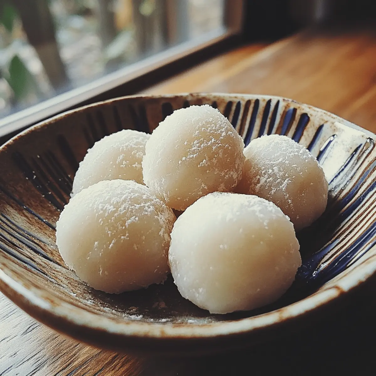Mochi Balls with Kinako