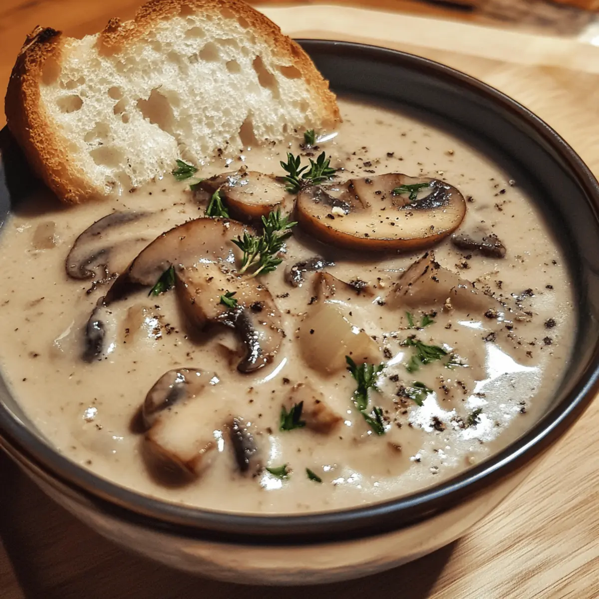 Creamy Mushroom Soup