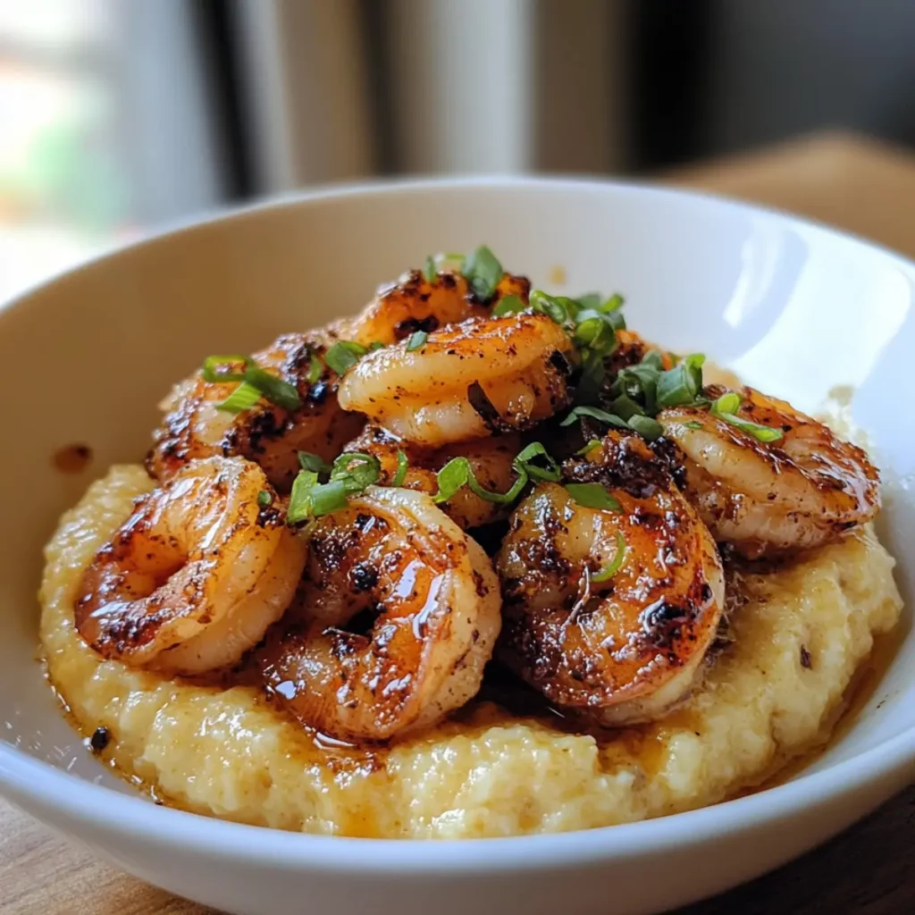 Easy Savory Grits with Sautéed Shrimp Recipe for Bold Flavor