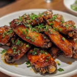 Sweet Chili Glazed Chicken Wings